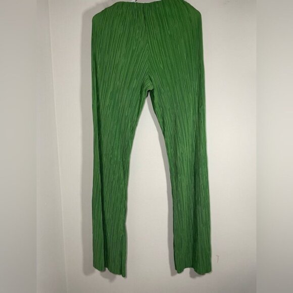 Zara Set Blogger’s Favourite Green Button Down Shirt and Pants - Picture 12 of 15
